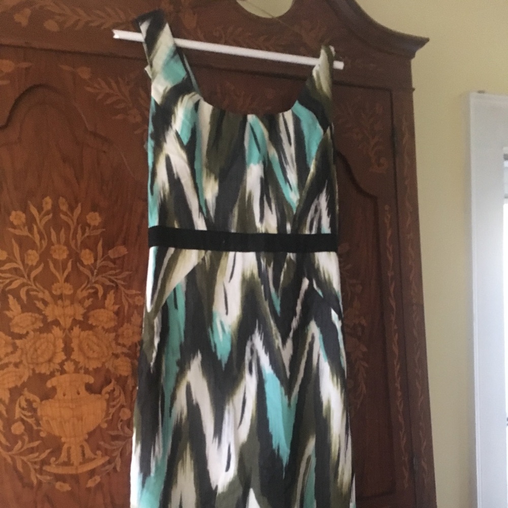 Beautiful jade and chocolate Milly dress